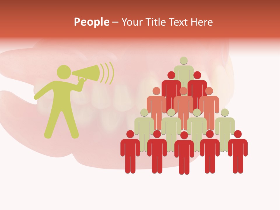 Upper Prosthetic Equipment Human Teeth PowerPoint Template