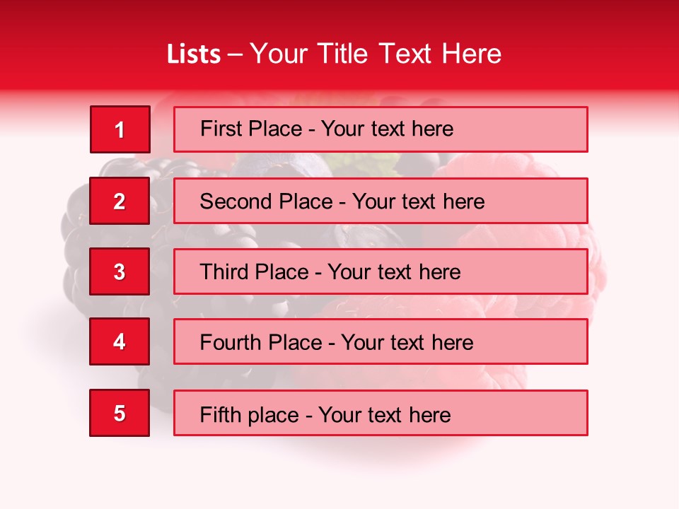 Care Stem Dessert PowerPoint Template