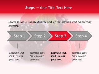 Care Stem Dessert PowerPoint Template