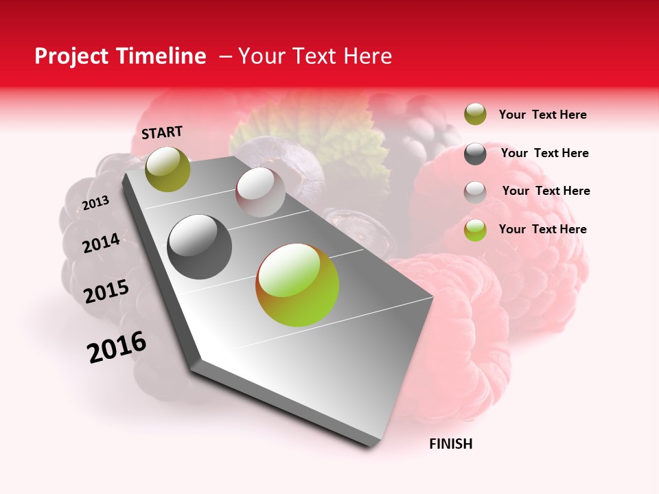 Care Stem Dessert PowerPoint Template