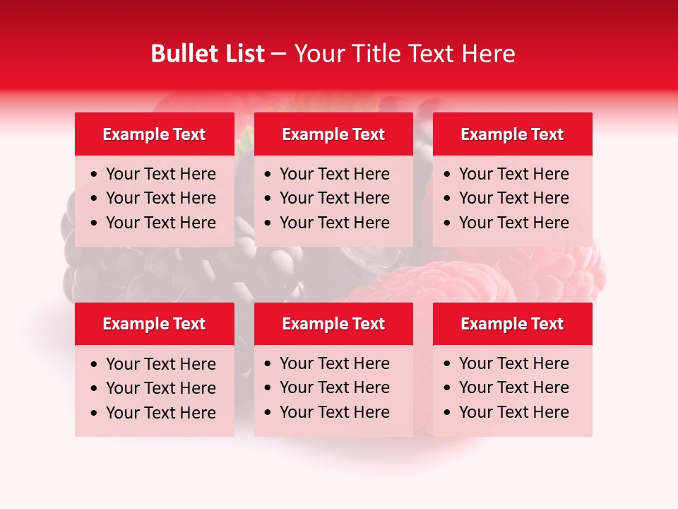 Care Stem Dessert PowerPoint Template