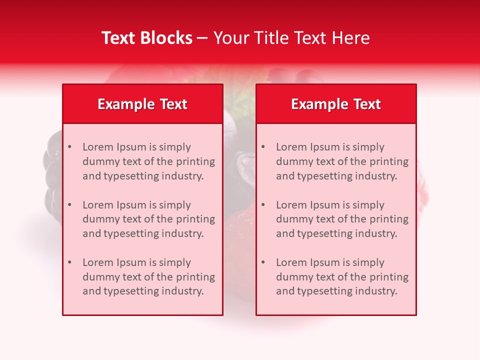Care Stem Dessert PowerPoint Template