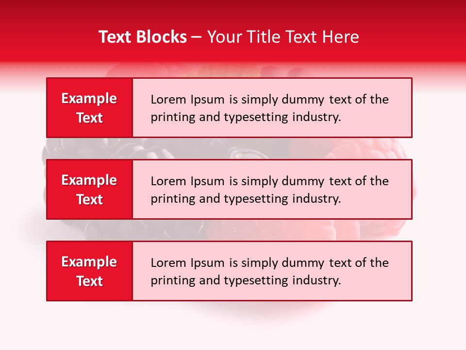 Care Stem Dessert PowerPoint Template