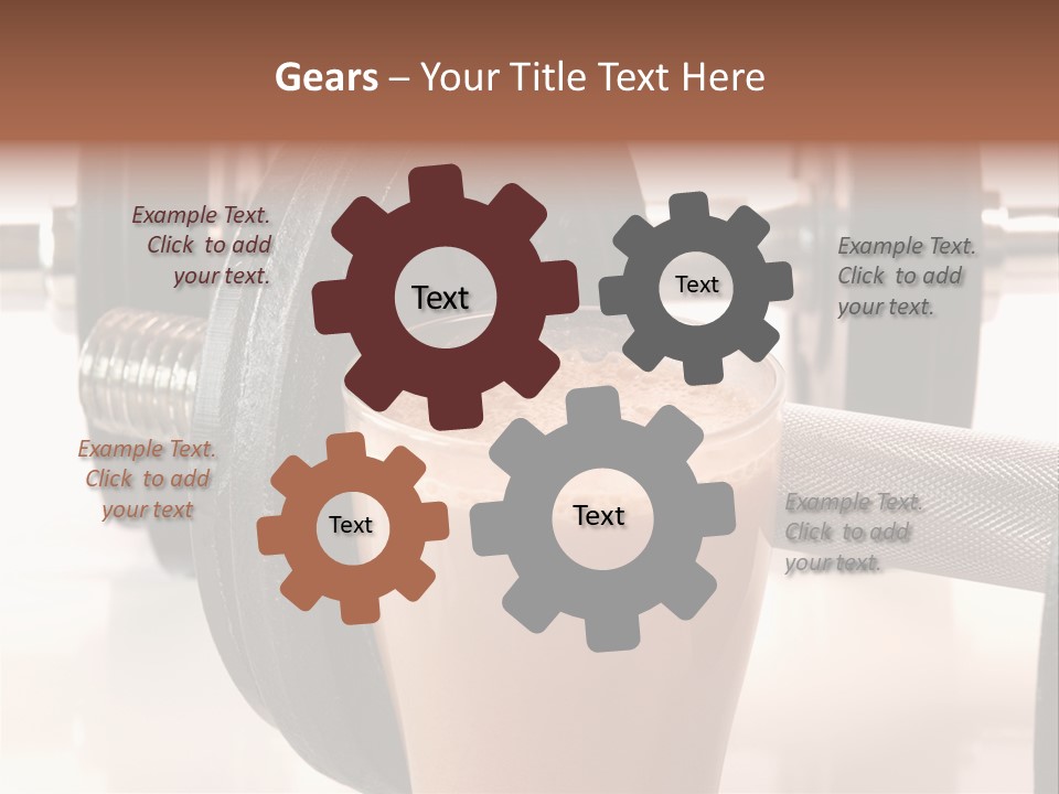 Training Beverage Sports PowerPoint Template