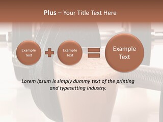 Training Beverage Sports PowerPoint Template