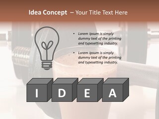 Training Beverage Sports PowerPoint Template