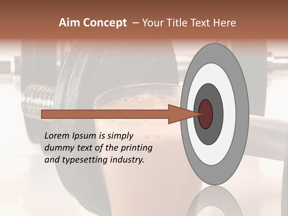 Training Beverage Sports PowerPoint Template