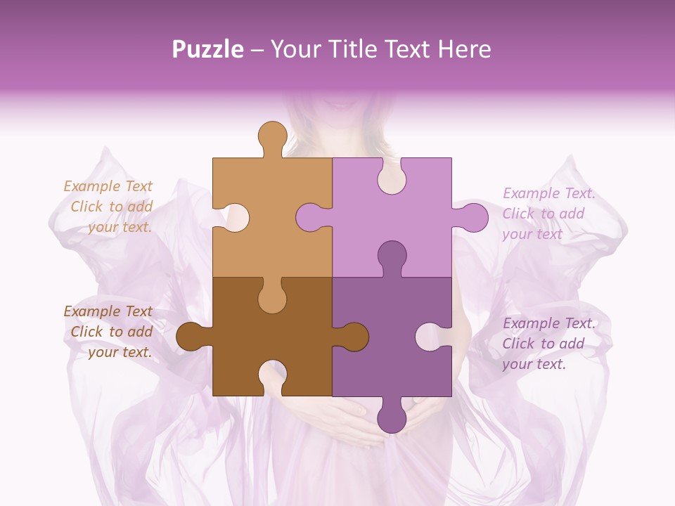 Young Girl Person PowerPoint Template