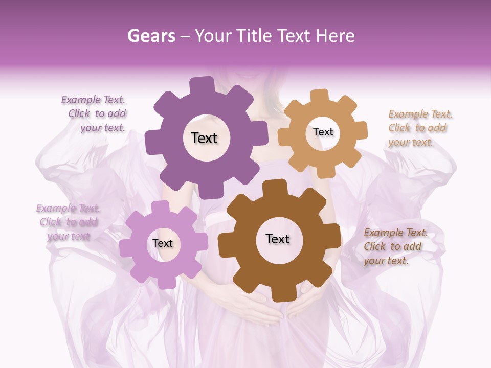 Young Girl Person PowerPoint Template