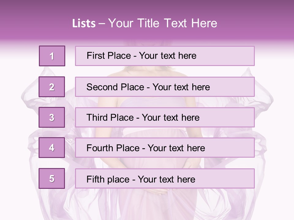 Young Girl Person PowerPoint Template