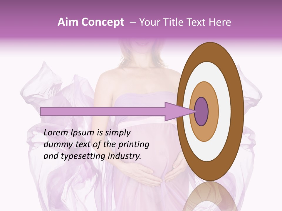 Young Girl Person PowerPoint Template