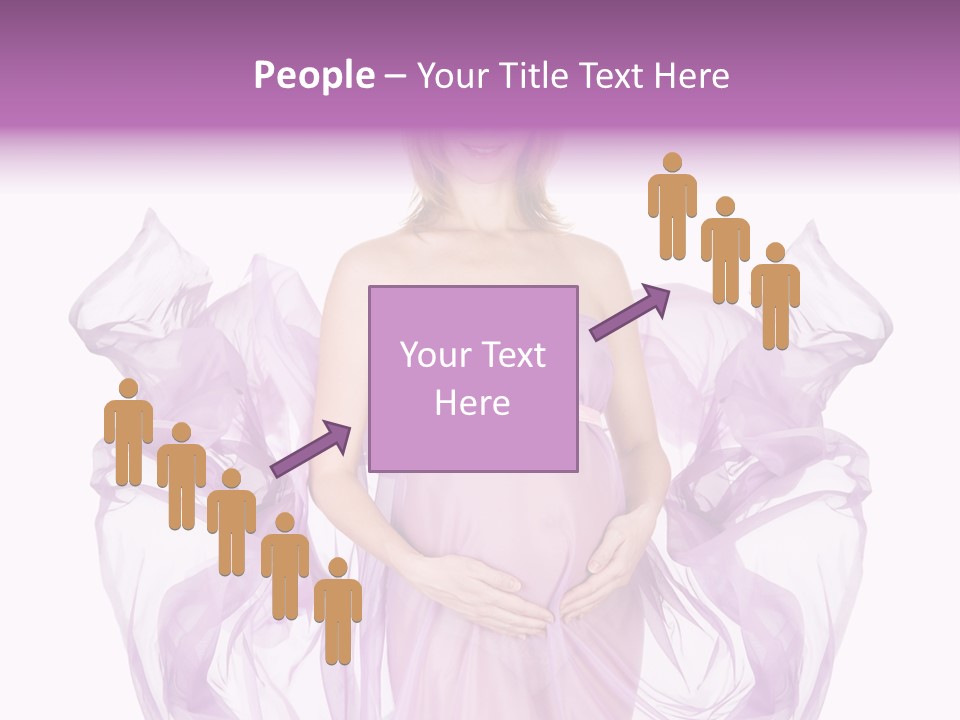 Young Girl Person PowerPoint Template