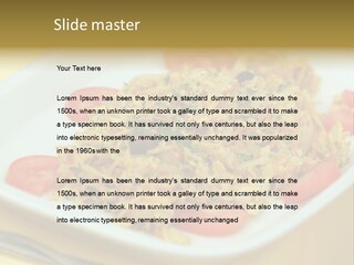 Yellow Salted Salt PowerPoint Template