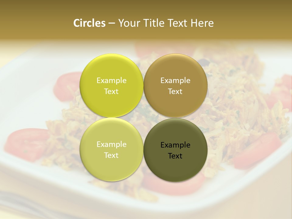Yellow Salted Salt PowerPoint Template