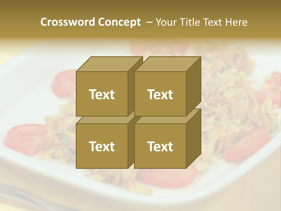 Yellow Salted Salt PowerPoint Template