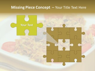 Yellow Salted Salt PowerPoint Template