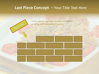 Yellow Salted Salt PowerPoint Template