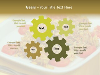 Yellow Salted Salt PowerPoint Template