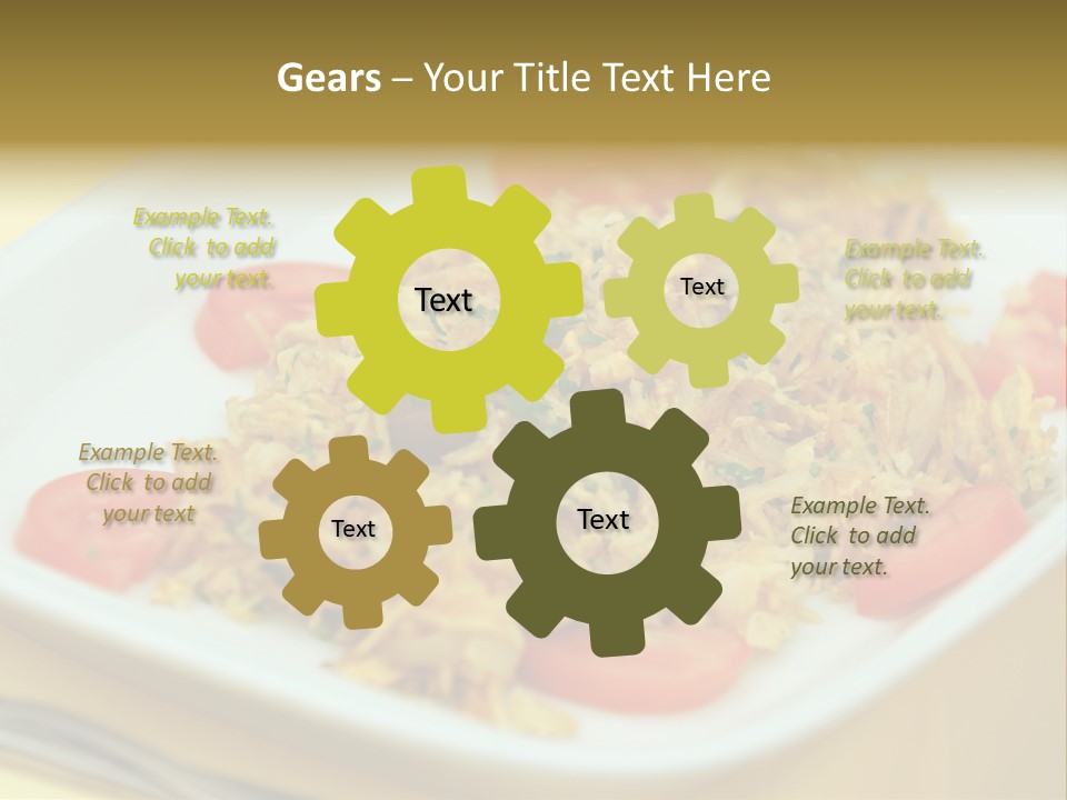 Yellow Salted Salt PowerPoint Template