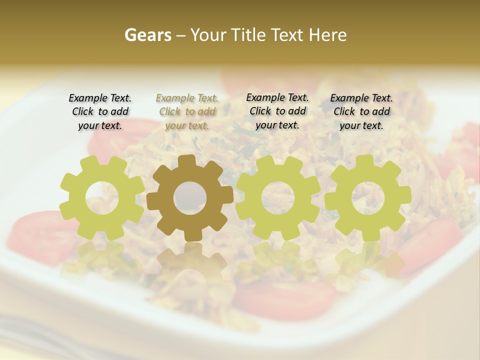 Yellow Salted Salt PowerPoint Template