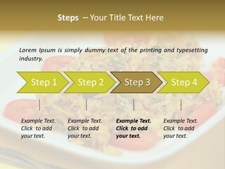 Yellow Salted Salt PowerPoint Template