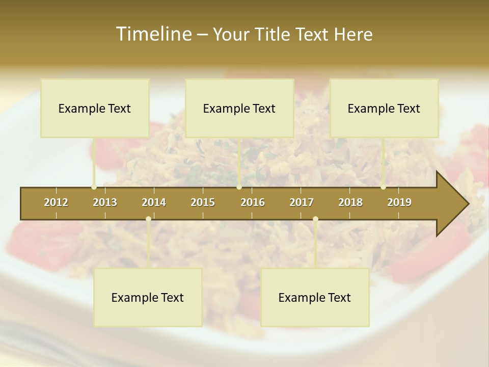 Yellow Salted Salt PowerPoint Template