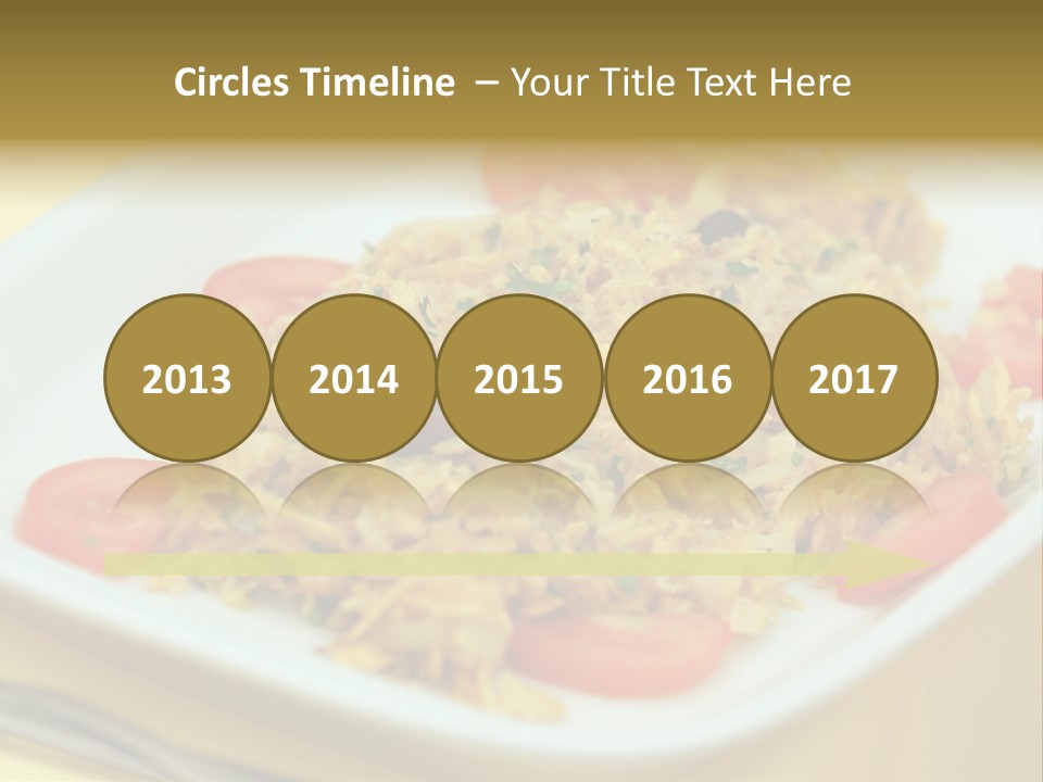 Yellow Salted Salt PowerPoint Template