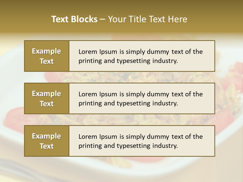 Yellow Salted Salt PowerPoint Template
