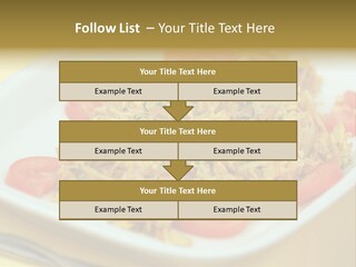 Yellow Salted Salt PowerPoint Template