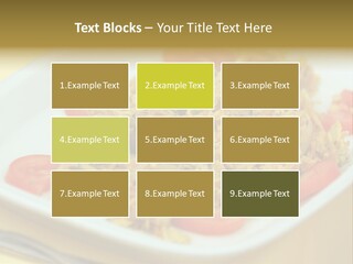 Yellow Salted Salt PowerPoint Template