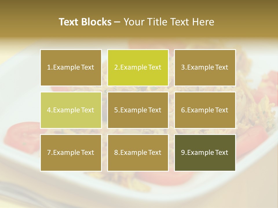 Yellow Salted Salt PowerPoint Template
