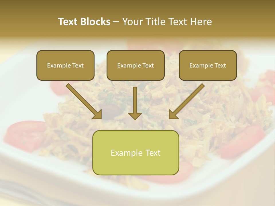 Yellow Salted Salt PowerPoint Template