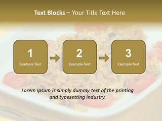 Yellow Salted Salt PowerPoint Template