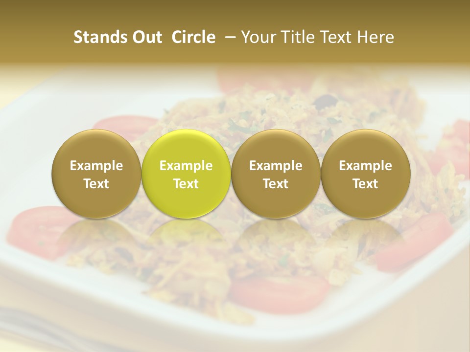 Yellow Salted Salt PowerPoint Template