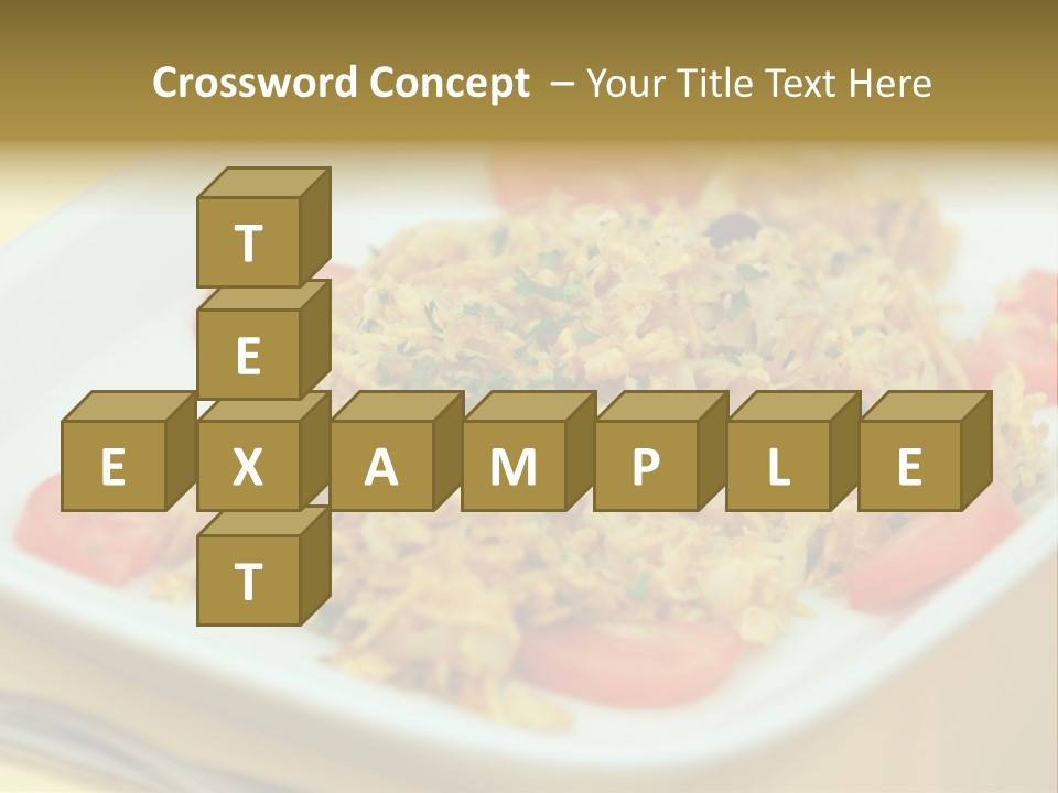 Yellow Salted Salt PowerPoint Template