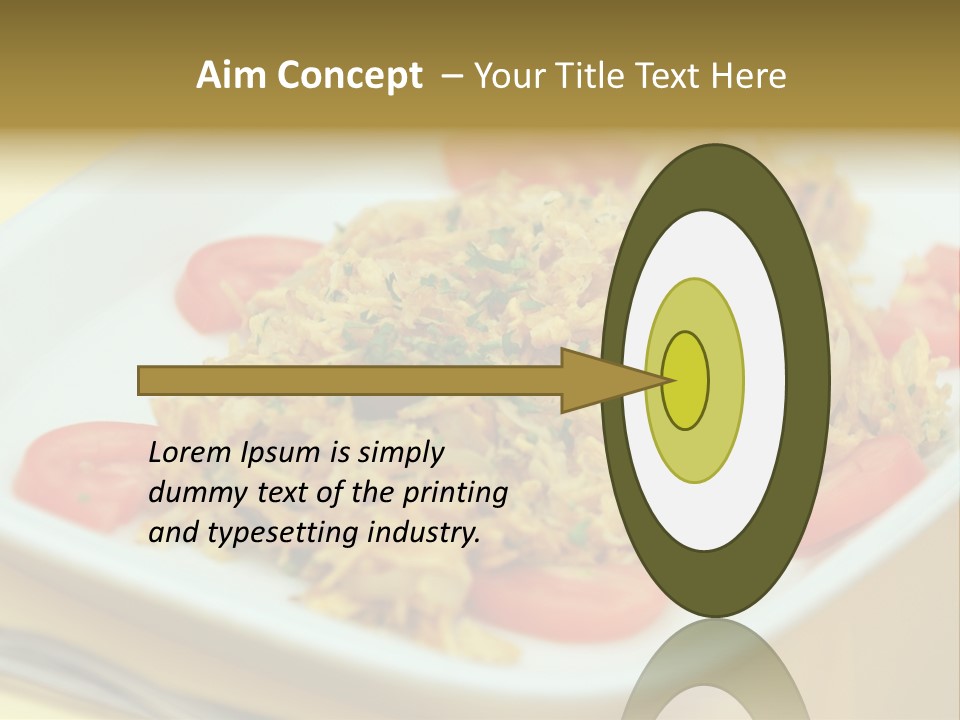 Yellow Salted Salt PowerPoint Template