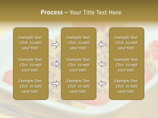 Yellow Salted Salt PowerPoint Template
