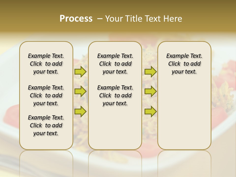 Yellow Salted Salt PowerPoint Template