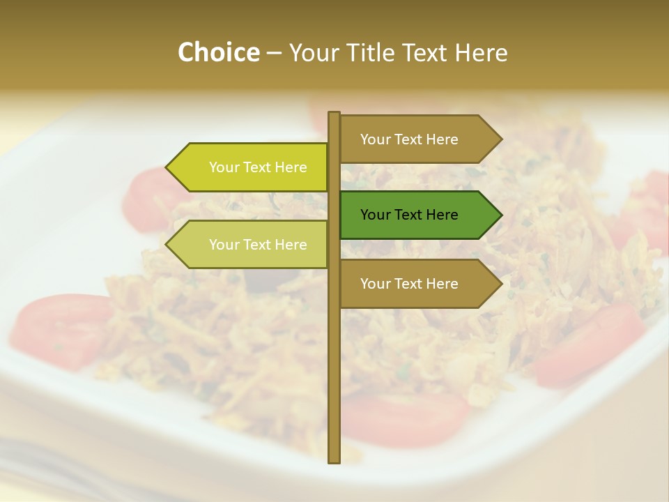 Yellow Salted Salt PowerPoint Template