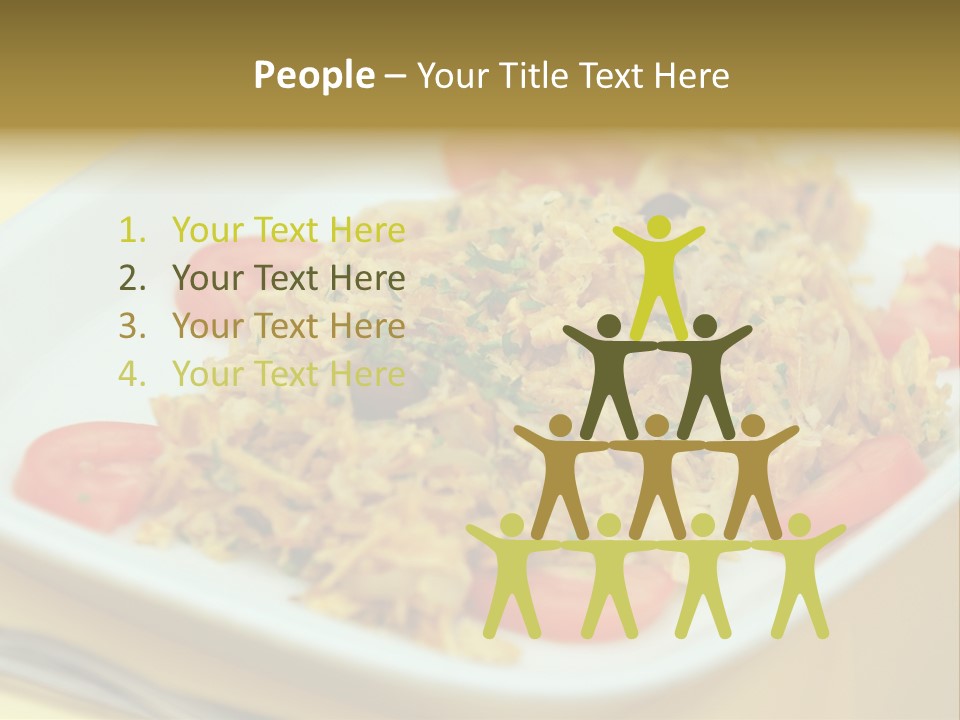 Yellow Salted Salt PowerPoint Template