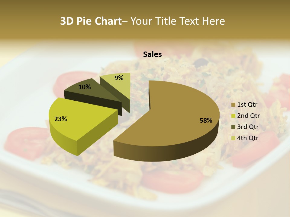 Yellow Salted Salt PowerPoint Template