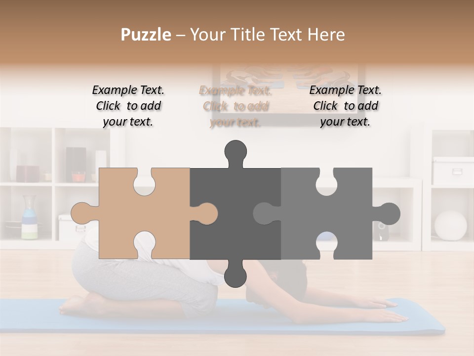 Girl Internet Physical PowerPoint Template