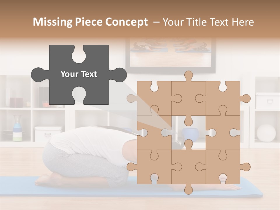 Girl Internet Physical PowerPoint Template