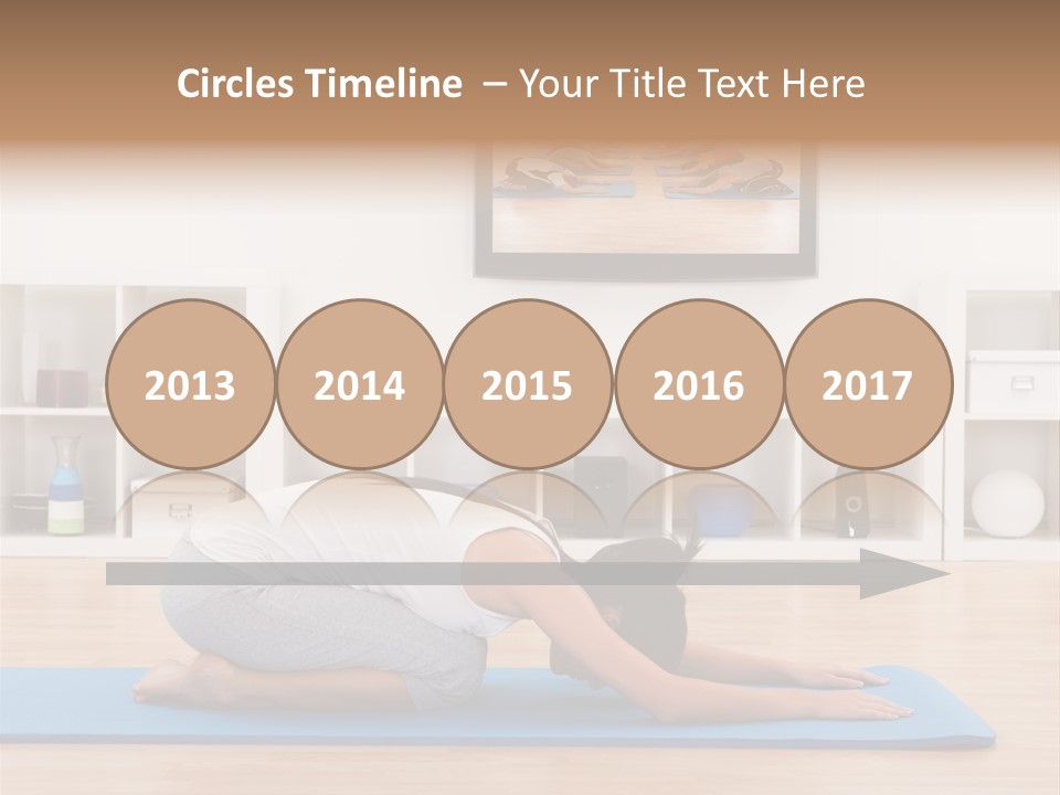 Girl Internet Physical PowerPoint Template