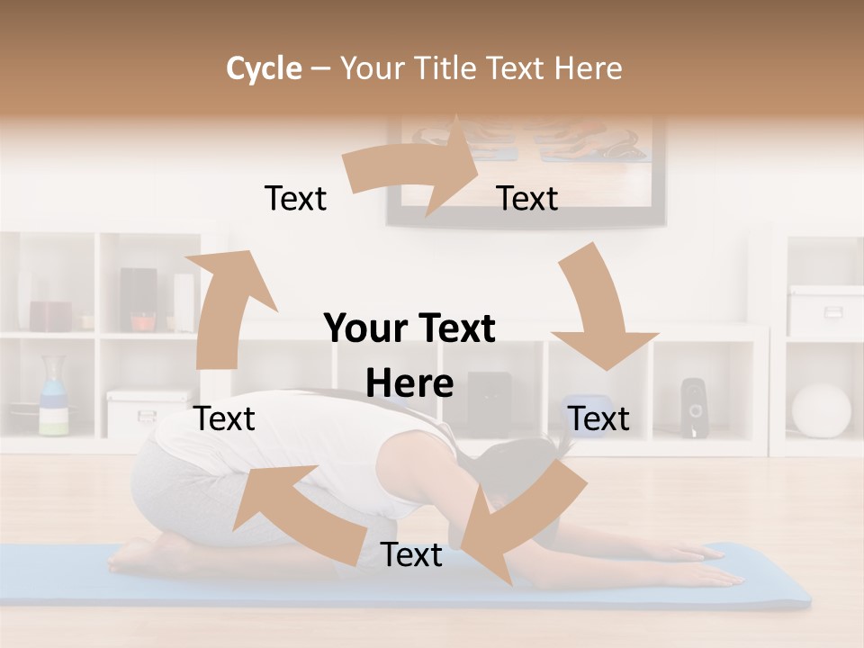 Girl Internet Physical PowerPoint Template