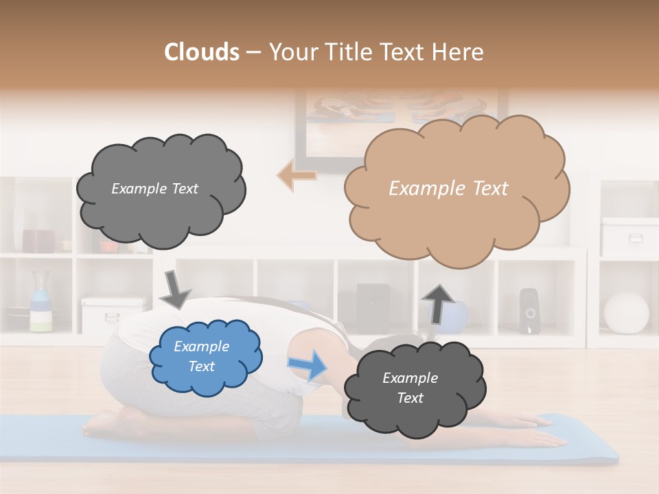 Girl Internet Physical PowerPoint Template