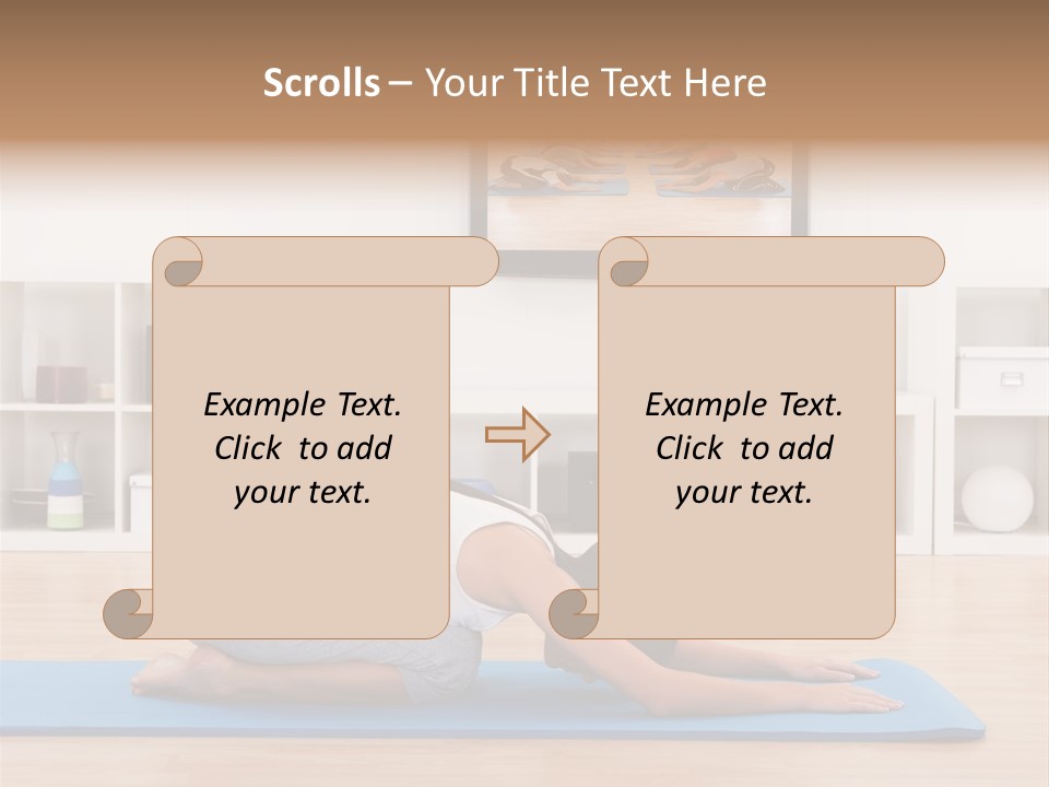 Girl Internet Physical PowerPoint Template