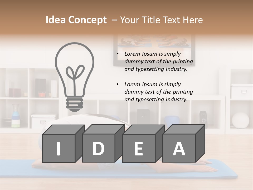 Girl Internet Physical PowerPoint Template