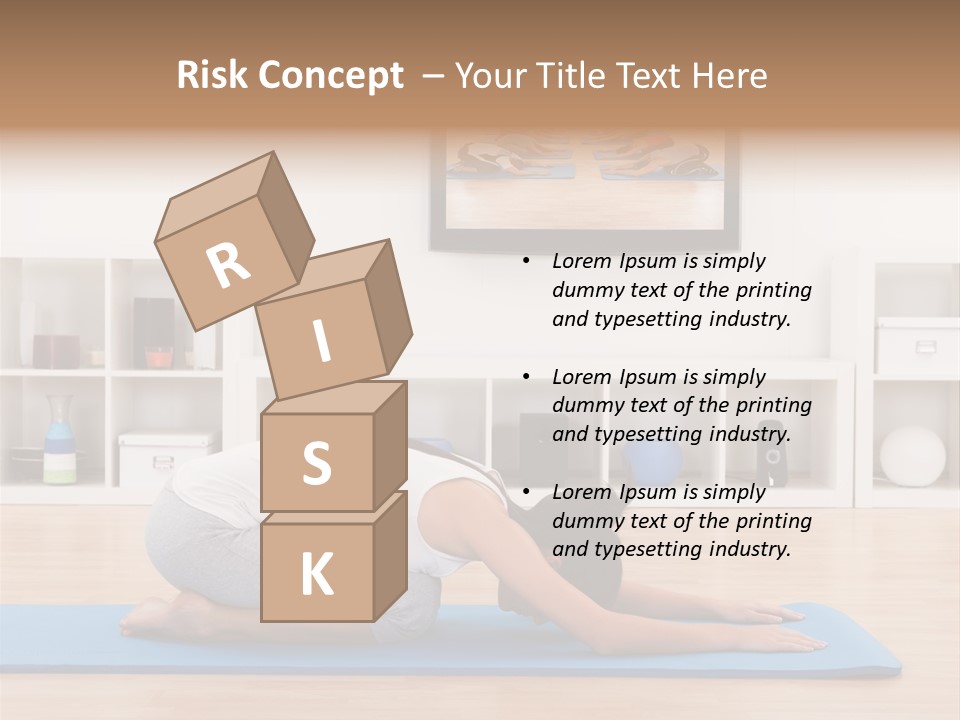 Girl Internet Physical PowerPoint Template