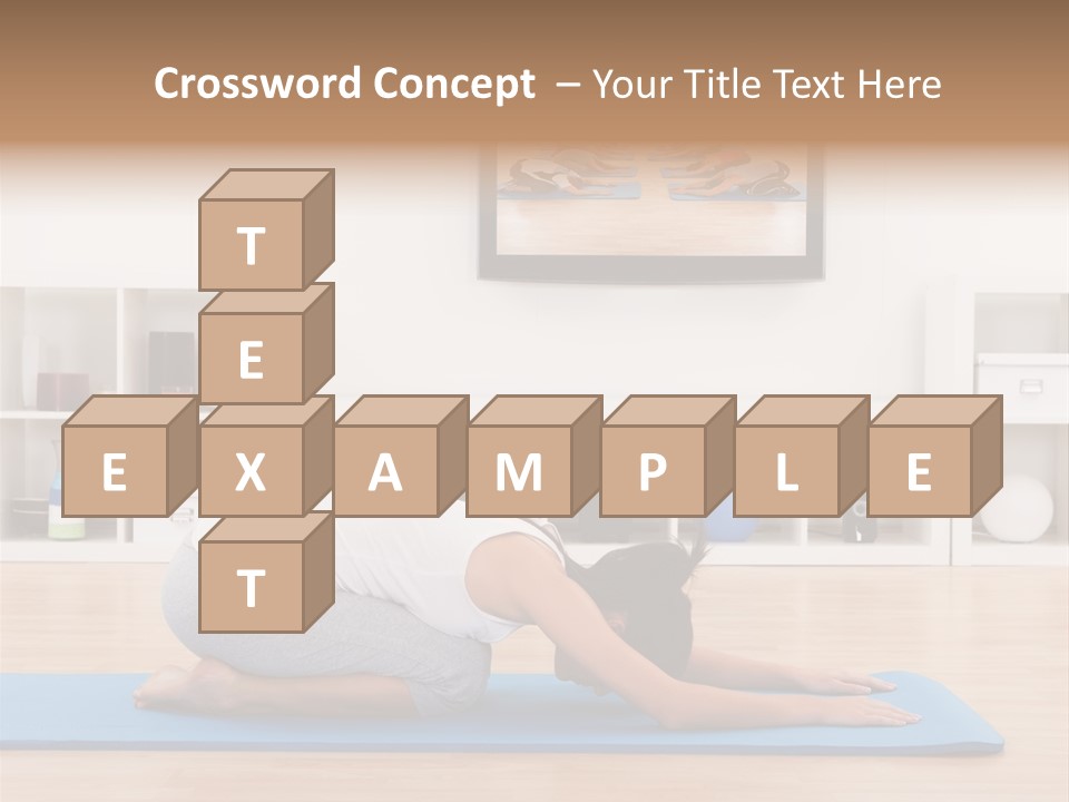 Girl Internet Physical PowerPoint Template